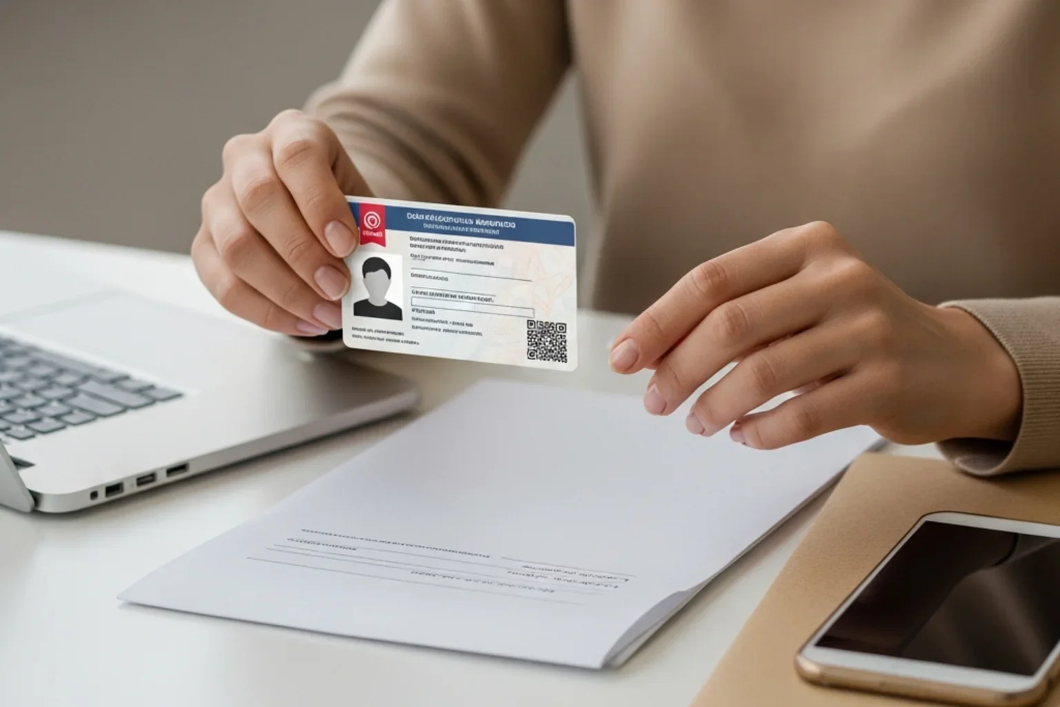 Persona revisando datos de identidad y dominio antes de registrarse en una web de juego